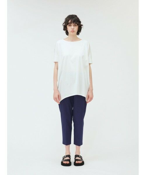mizuiro ind/ミズイロインド mizuiro ind センタープレスパンツ ブルー(color31) SIZE 1 mizuiro ind/ミズイロインド mizuiro ind センタープレスパンツ ブルー(color31) SIZE 1