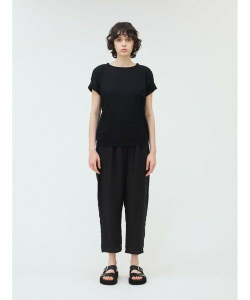 mizuiro ind リネンカジュアルパンツ 　新品 mizuiro ind リネンボリュームイージーパンツ