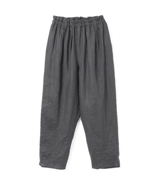 mizuiro ind/ミズイロインド mizuiro ind リネンイージーパンツ ダークグレー(color92) FREE mizuiro ind/ミズイロインド mizuiro ind リネンイージーパンツ ダークグレー(color92) FREE