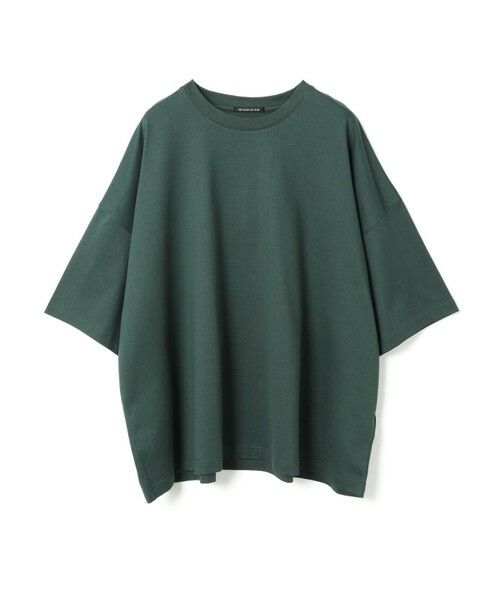 mizuiro ind / ミズイロインド ドレス | mizuiro ind クルーネックワイドチュニック(ダークグリーン(color22))