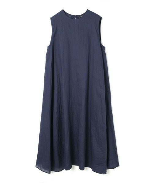 23SS美品　mizuiro ind リネン　ジレワンピース　ミズイロインド　F 23SS美品 mizuiro ind リネン ジレワンピース ミズイロインド F