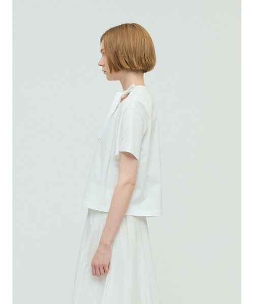 tシャツ mizuiro ind リボンカラーTシャツ レディース mizuiro ind リボンカラーTシャツ｜ MARcourt ONLINE STORE