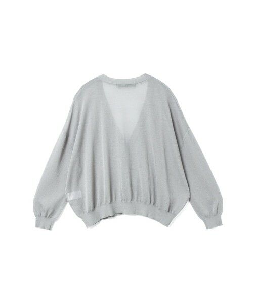 mizuiro ind / ミズイロインド カーディガン・ボレロ | mizuiro ind Vネックワイドカーディガン | 詳細7