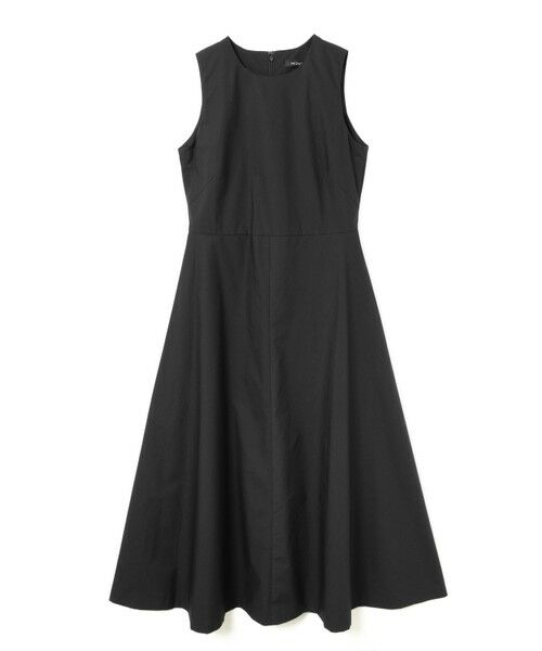 美品 23SS ミズイロインド コットンボリュームオーバーサイズワンピース 黒 tifana_1-240001107052