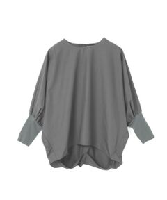 mizuiro ind / ミズイロインド シャツ・ブラウス | mizuiro ind クルーネックコクーンプルオーバー