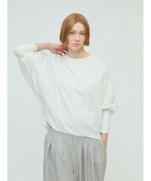 mizuiro ind / ミズイロインド シャツ・ブラウス | mizuiro ind クルーネックコクーンプルオーバー | 詳細4