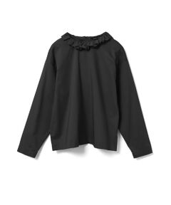 mizuiro ind / ミズイロインド シャツ・ブラウス | mizuiro ind フリルカラープルオーバーシャツ