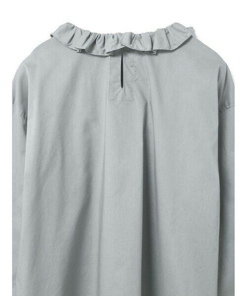 mizuiro ind / ミズイロインド シャツ・ブラウス | mizuiro ind フリルカラープルオーバーシャツ | 詳細17