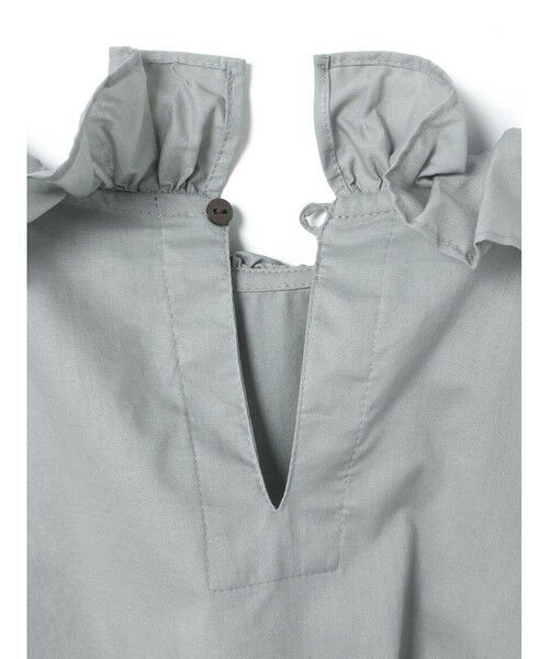 mizuiro ind / ミズイロインド シャツ・ブラウス | mizuiro ind フリルカラープルオーバーシャツ | 詳細18