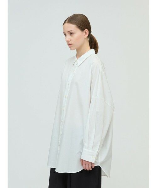 mizuiro ind / ミズイロインド シャツ・ブラウス | mizuiro ind ワイドチュニックシャツ | 詳細12