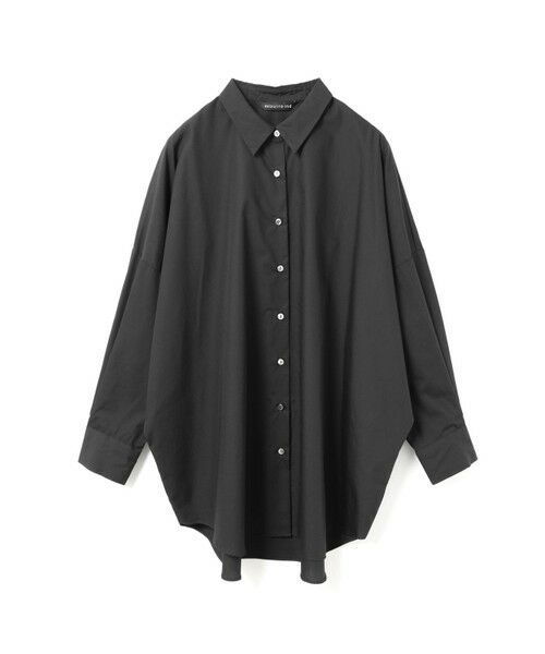 mizuiro ind / ミズイロインド シャツ・ブラウス | mizuiro ind ワイドチュニックシャツ(ブラック(color99))