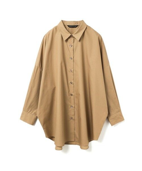 mizuiro ind / ミズイロインド シャツ・ブラウス | mizuiro ind ワイドチュニックシャツ(ベージュ(color20))