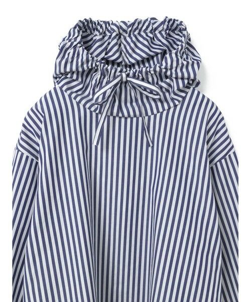 mizuiro ind / ミズイロインド シャツ・ブラウス | mizuiro ind ストライプフードシャツ | 詳細10