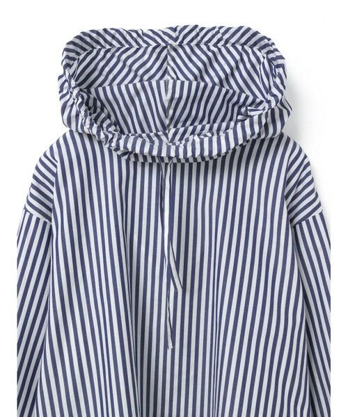 mizuiro ind / ミズイロインド シャツ・ブラウス | mizuiro ind ストライプフードシャツ | 詳細11