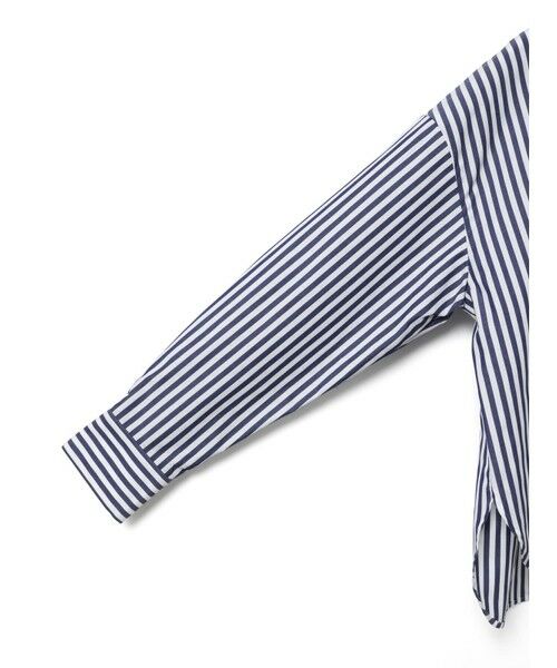 mizuiro ind / ミズイロインド シャツ・ブラウス | mizuiro ind ストライプフードシャツ | 詳細12