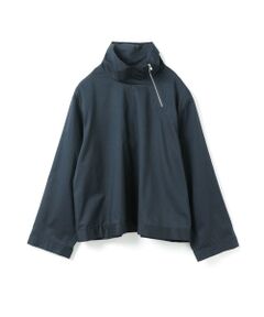 mizuiro ind / ミズイロインド シャツ・ブラウス | mizuiro ind ジップハイネックカラープルオーバー