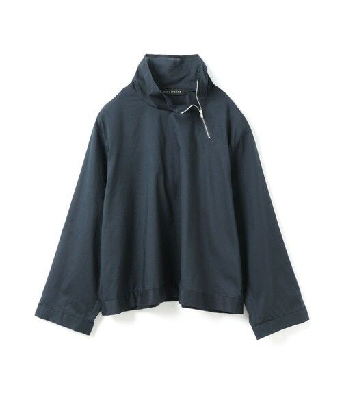 mizuiro ind / ミズイロインド シャツ・ブラウス | mizuiro ind ジップハイネックカラープルオーバー | 詳細3