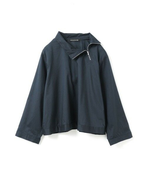 mizuiro ind / ミズイロインド シャツ・ブラウス | mizuiro ind ジップハイネックカラープルオーバー | 詳細4