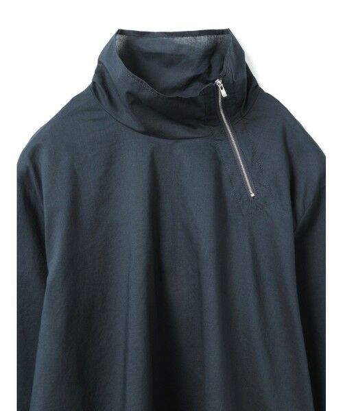 mizuiro ind / ミズイロインド シャツ・ブラウス | mizuiro ind ジップハイネックカラープルオーバー | 詳細5