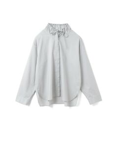 mizuiro ind / ミズイロインド シャツ・ブラウス | mizuiro ind ギャザースタンドカラーシャツ