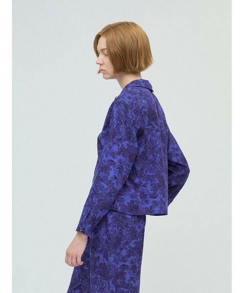 mizuiro ind / ミズイロインド シャツ・ブラウス | mizuiro ind プリントベーシックシャツ | 詳細4