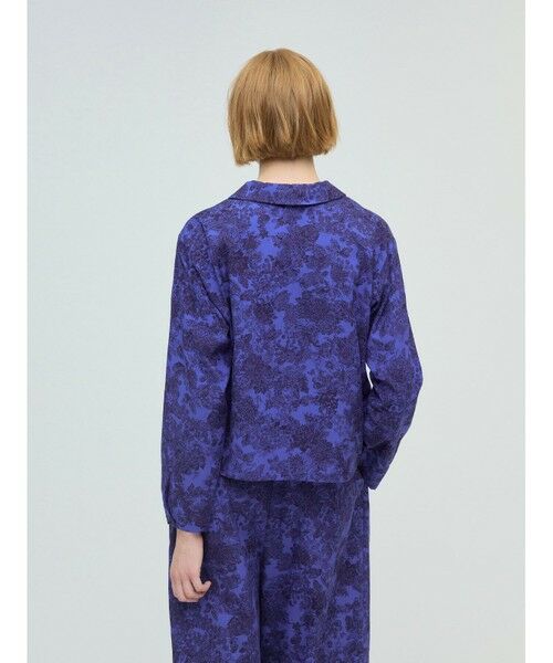 mizuiro ind / ミズイロインド シャツ・ブラウス | mizuiro ind プリントベーシックシャツ | 詳細5