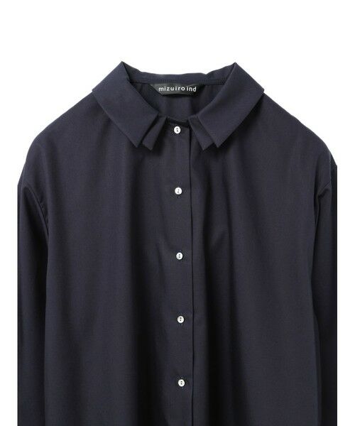 mizuiro ind / ミズイロインド シャツ・ブラウス | mizuiro ind ダブルカラーシャツ | 詳細3