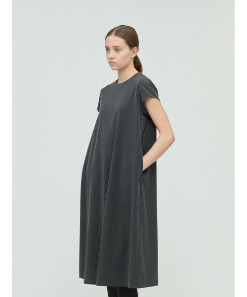 mizuiro ind / ミズイロインド ロング・マキシ丈ワンピース | mizuiro ind Aラインショートスリーブワンピース | 詳細16
