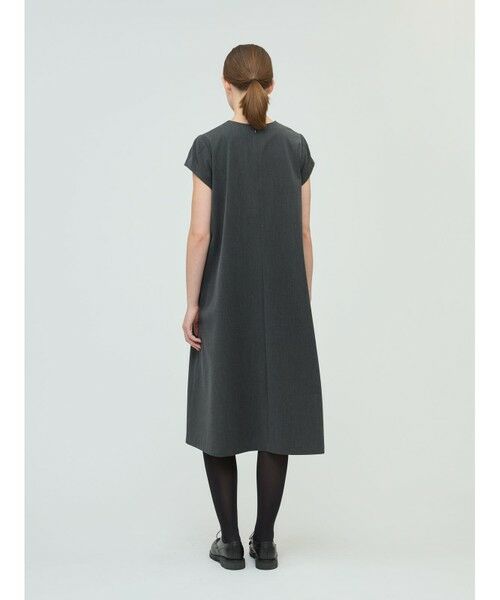 mizuiro ind / ミズイロインド ロング・マキシ丈ワンピース | mizuiro ind Aラインショートスリーブワンピース | 詳細14
