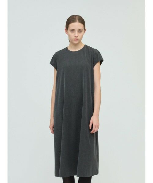 mizuiro ind / ミズイロインド ロング・マキシ丈ワンピース | mizuiro ind Aラインショートスリーブワンピース | 詳細15