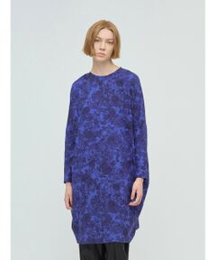 mizuiro ind / ミズイロインド ドレス | mizuiro ind プリントコクーンワイドワンピース