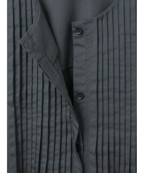 mizuiro ind / ミズイロインド ロング・マキシ丈ワンピース | mizuiro ind クルーネックピンタックワンピース | 詳細17