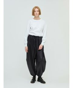 mizuiro ind / ミズイロインド その他パンツ | mizuiro ind グロッシードローストリングヘムイージーパンツ