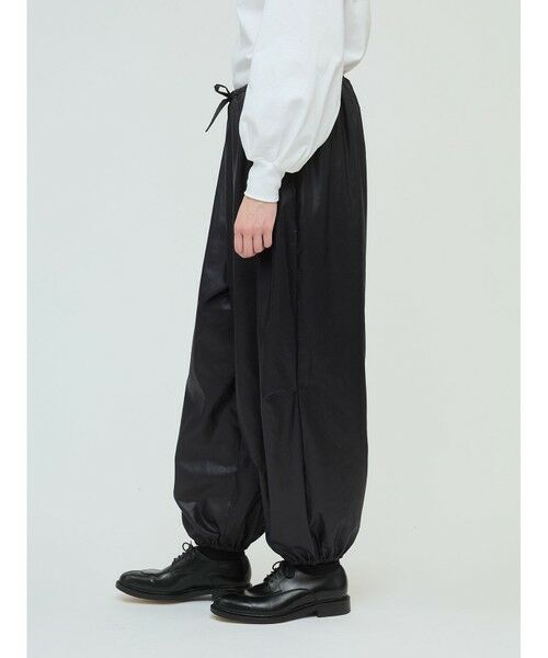 mizuiro ind / ミズイロインド その他パンツ | mizuiro ind グロッシードローストリングヘムイージーパンツ | 詳細15