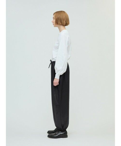 mizuiro ind / ミズイロインド その他パンツ | mizuiro ind グロッシードローストリングヘムイージーパンツ | 詳細11