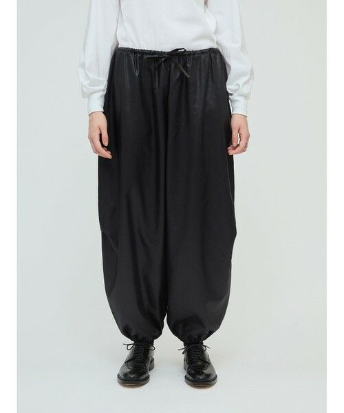 mizuiro ind / ミズイロインド その他パンツ | mizuiro ind グロッシードローストリングヘムイージーパンツ | 詳細13
