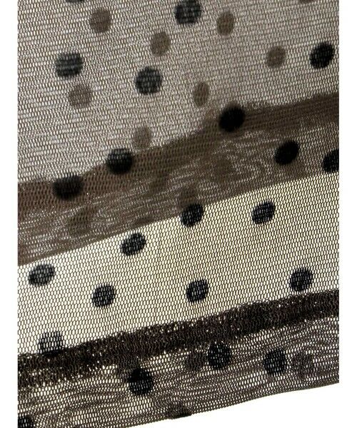 mizuiro ind / ミズイロインド カットソー | mizuiro ind メッシュドットハイネックプルオーバー | 詳細2