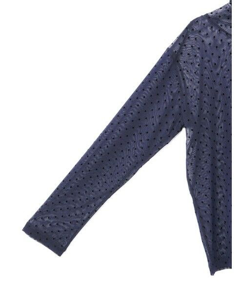 mizuiro ind / ミズイロインド カットソー | mizuiro ind メッシュドットハイネックプルオーバー | 詳細5