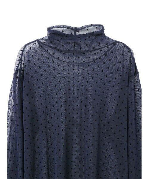 mizuiro ind / ミズイロインド カットソー | mizuiro ind メッシュドットハイネックプルオーバー | 詳細9