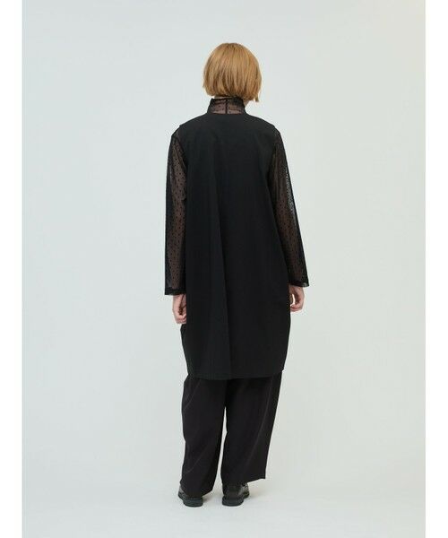 mizuiro ind / ミズイロインド カットソー | mizuiro ind メッシュドットハイネックプルオーバー | 詳細19