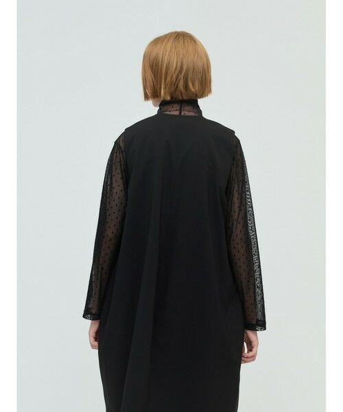 mizuiro ind / ミズイロインド カットソー | mizuiro ind メッシュドットハイネックプルオーバー | 詳細15