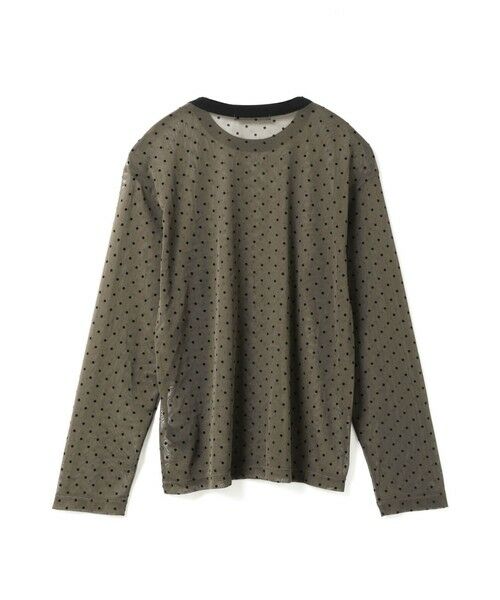 mizuiro ind / ミズイロインド シャツ・ブラウス | mizuiro ind メッシュドットクルーネックプルオーバー | 詳細5