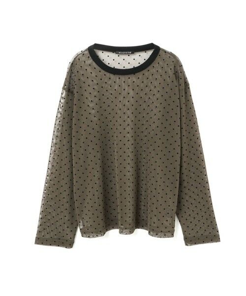 ナナイロ 楽天市場】mizuiro ind (ミズイロインド)frill slv crew neck P