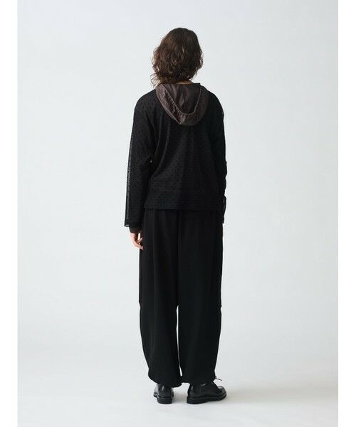 mizuiro ind / ミズイロインド シャツ・ブラウス | mizuiro ind メッシュドットクルーネックプルオーバー | 詳細17