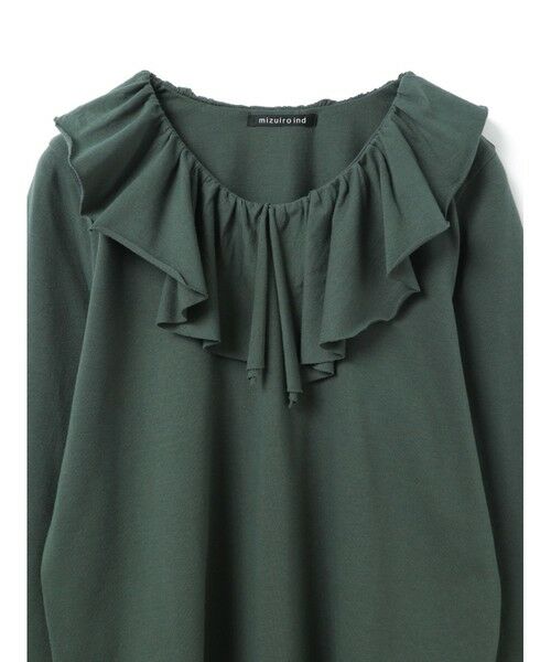 mizuiro ind / ミズイロインド カットソー | mizuiro ind フリルカラーロングスリーブプルオーバー | 詳細2