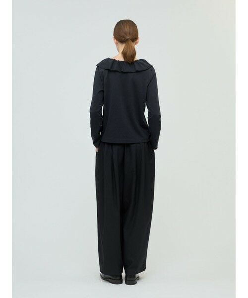 mizuiro ind / ミズイロインド カットソー | mizuiro ind フリルカラーロングスリーブプルオーバー | 詳細15