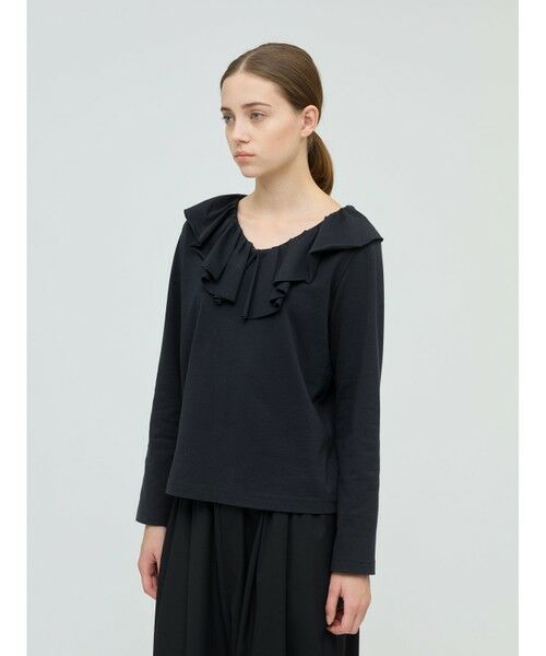 mizuiro ind / ミズイロインド カットソー | mizuiro ind フリルカラーロングスリーブプルオーバー | 詳細9