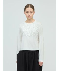 mizuiro ind / ミズイロインド カットソー | mizuiro ind フロントフリルプルオーバー