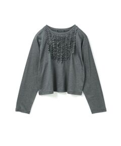 mizuiro ind / ミズイロインド カットソー | mizuiro ind フロントフリルプルオーバー