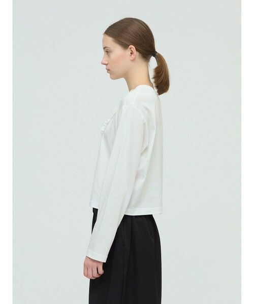 mizuiro ind / ミズイロインド カットソー | mizuiro ind フロントフリルプルオーバー | 詳細4